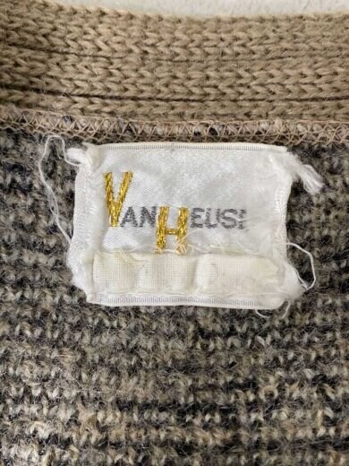商品画像：60s/カーディガン/ニット/M/--/BEG/アーガイル/VTG// 3