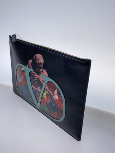 商品画像：セカンドバッグ/レザー/ブラック 2