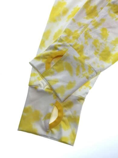 画像：CHUMSスプラッシュジップパーカー/ラッシュガード/UVカット/L/ポリエステル/イエロー/CH00-13925