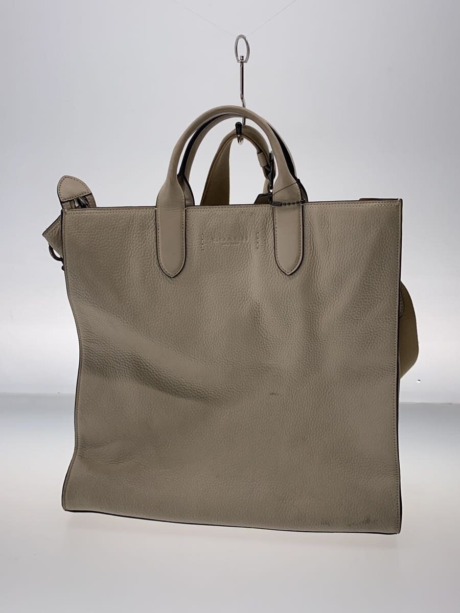 COACH / ショルダーバッグ/レザー/ベージュ/C8342