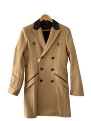 チェスターコート/2/ウール/ブラウン