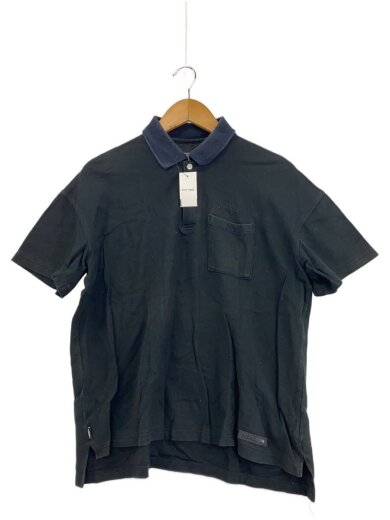 商品画像：ポロシャツ/M/コットン/BLK/無地/201HKNH-CSM01 1