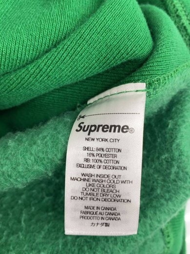 画像：Supremeパーカー/M/コットン/GRN/BOX LOGO5