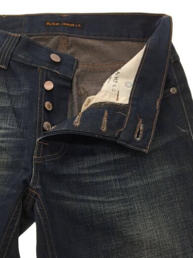 画像：NUDIE JEANSストレートパンツ/28/デニム/BLU/無地/NJ16166