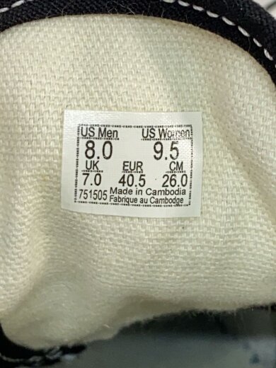 商品画像：ローカットスニーカー/26cm/BLK/751505// 5