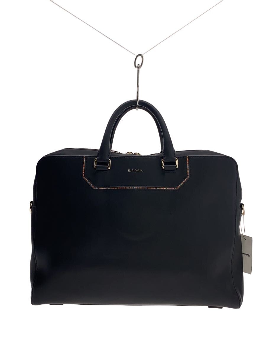 Paul Smith / ブリーフケース/レザー/BLK/無地