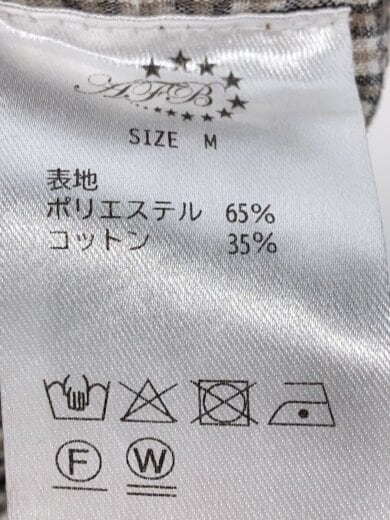 商品画像：半袖シャツ/M/ポリエステル/BRW/チェック 4