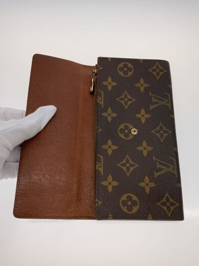 商品画像：1)ポシェット・ポルト・モネ・クレディ_モノグラム・キャンバス/--/BRW/総柄/メンズ 4