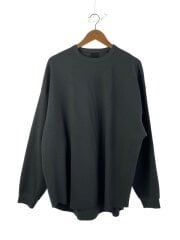 長袖Tシャツ/L/ポリエステル/GRY/BE-34024W