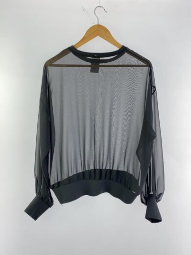 商品画像：トップス/シアーブラス/ポリエステル/BLK 2