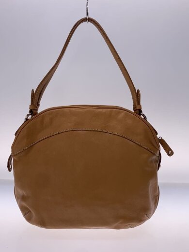 商品画像：ハンドバッグ/レザー/BEG/無地 3