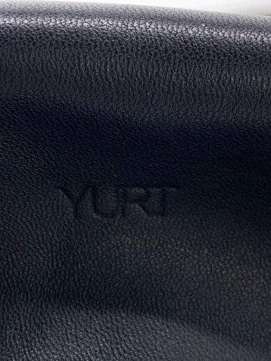 商品画像：YURT/ショルダーバッグ/レザー/BLK/無地 5