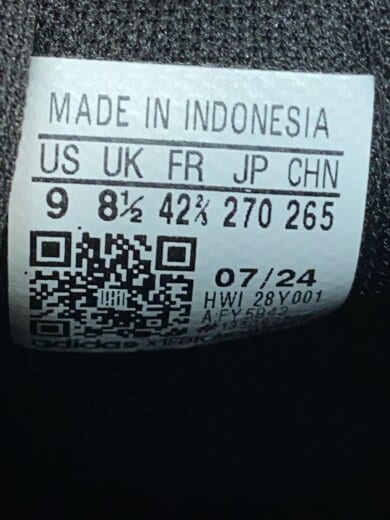 商品画像：ローカットスニーカー/26cm/BLK/FY5943 5