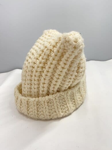 商品画像：ニットキャップ/--/ウール/CRM/レディース/ONM01759 2