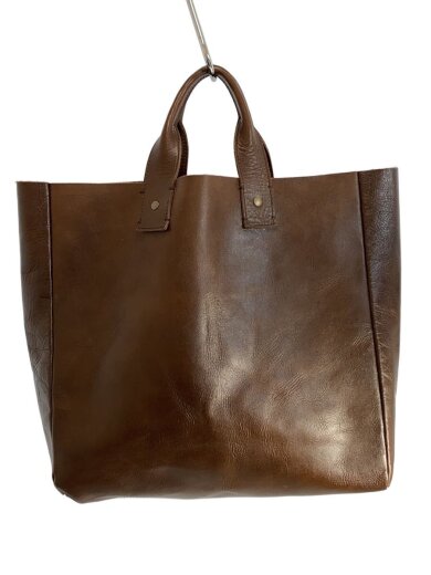 商品画像：トートバッグ/レザー/BRW/無地 1