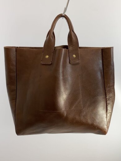 商品画像：トートバッグ/レザー/BRW/無地 3