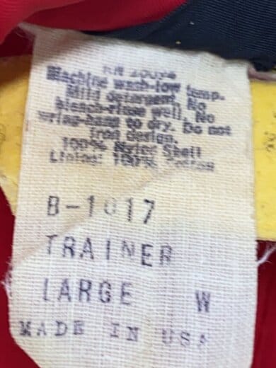 商品画像：70s/コーチジャケット/シミ有/ナイロンジャケット/L/ナイロン/RED 4