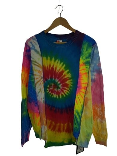 商品画像：長袖Tシャツ/L/コットン/マルチカラー/EJ287/タグ付き 1