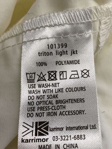 商品画像：ナイロンジャケット/XL/ナイロン/WHT/無地/101399 4