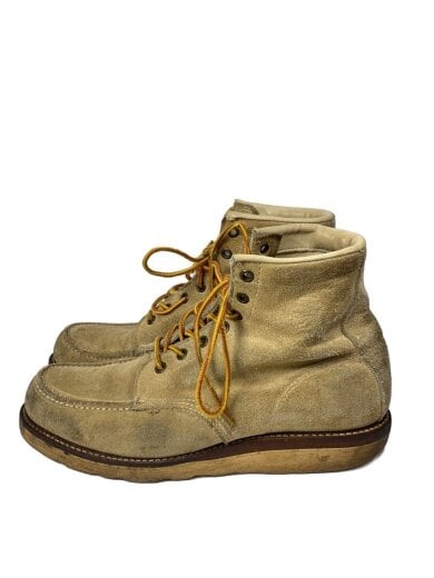 商品画像：レースアップブーツ/US8/BEG/スウェード 1