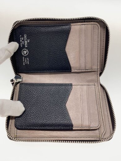 商品画像：2つ折り財布/レザー/BLK/メンズ// 4