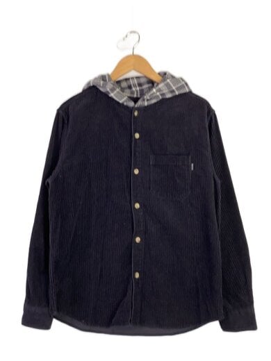 商品画像：長袖シャツ/S/コーデュロイ/NVY 1