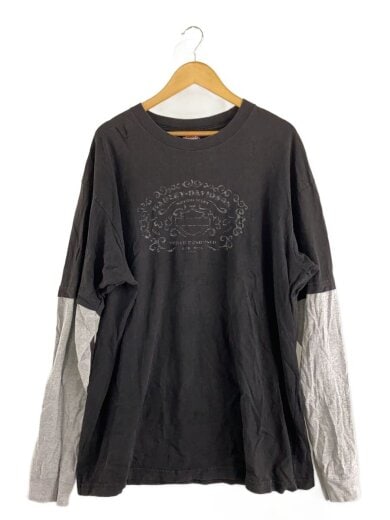 商品画像：長袖Tシャツ/--/--/BLK/プリント 1