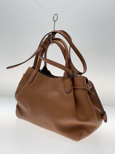 商品画像：ショルダーバッグ/レザー/BRW 2