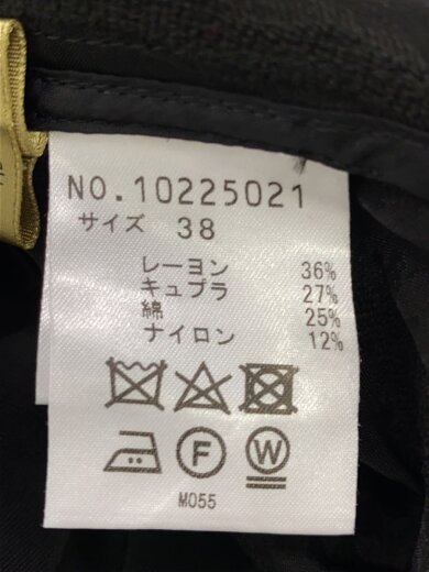 画像：芽風(m-mefu)ノースリーブワンピース/38/ナイロン/BLK/無地/102250214