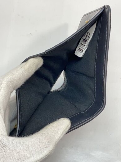 商品画像：2つ折り財布/--/BLK/無地/レディース/M0017024 5