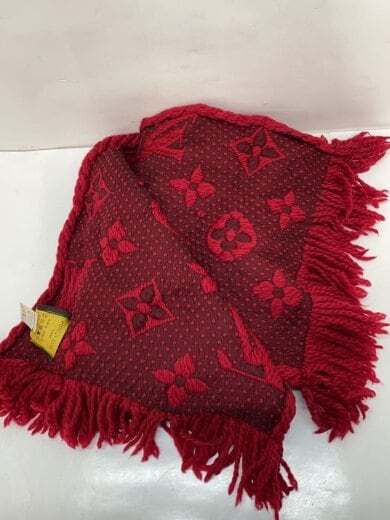 商品画像：エシャルプ・ロゴマニア_モノグラム/ウール/RED/レディース 4