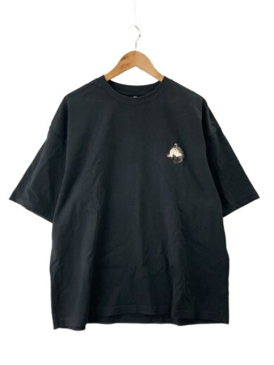 商品画像：Tシャツ/2L/コットン/BLK// 1