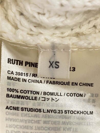 商品画像：ニット・セーター(厚手)/XS/コットン/WHT/無地/aw13// 4