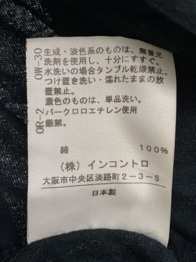 商品画像：長袖Tシャツ/38/コットン/BLK// 4