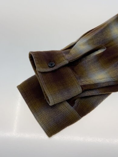 商品画像：長袖シャツ/M/コットン/BRW/チェック 5