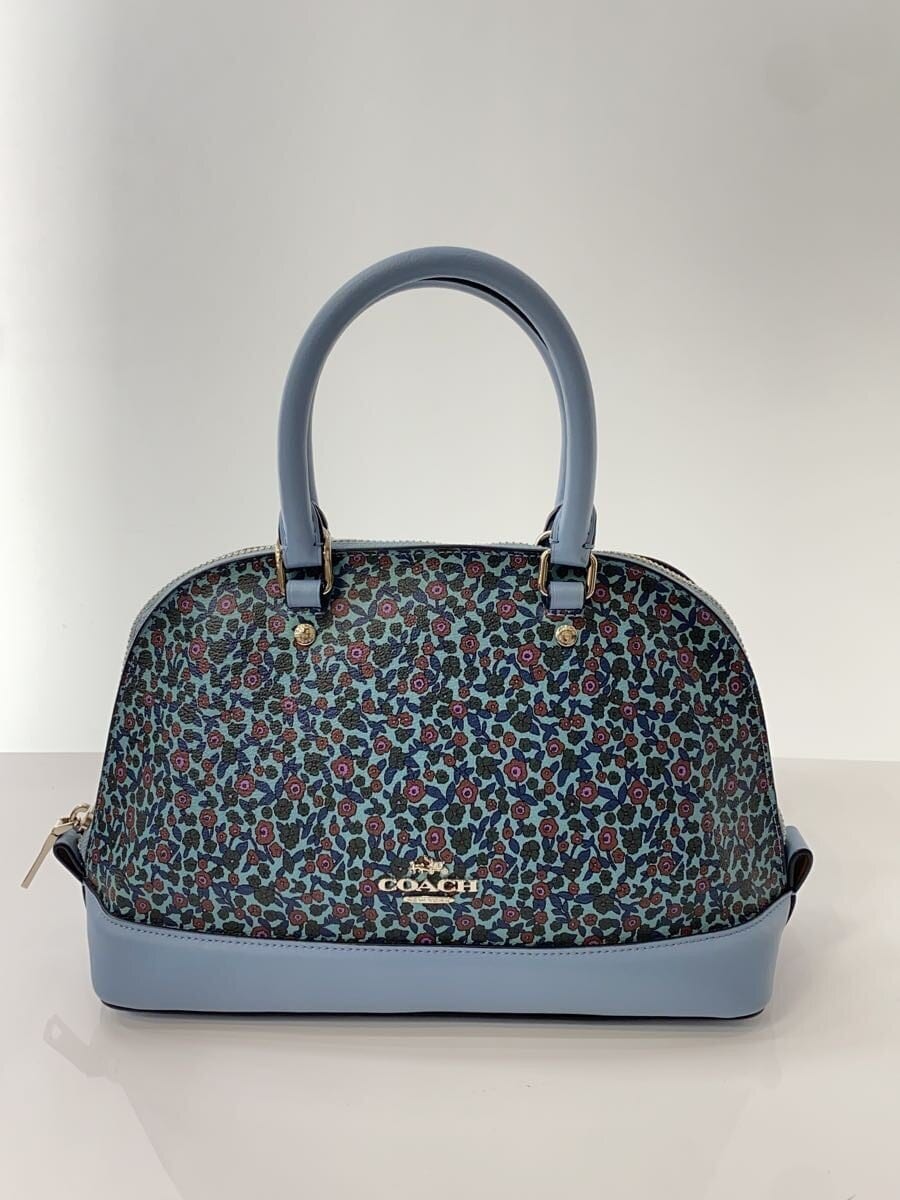 COACH / バッグ/レザー/BLU/花柄/F59443