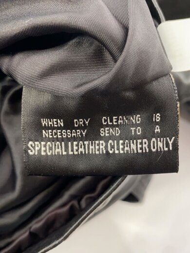 商品画像：レザージャケット・ブルゾン/S/レザー/BLK 4