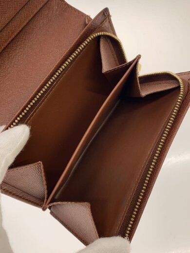 商品画像：1)ポルト・モネ・ビエ・トレゾール_モノグラム・キャンバス/PVC/BRW/レディース 5