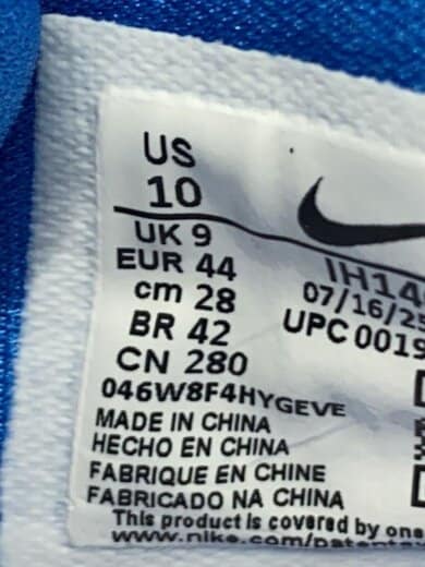 商品画像：ハイカットスニーカー/28cm/BLU/ih1401-402// 5