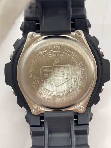 商品画像：クォーツ腕時計・G-SHOCK/デジアナ/ラバー/BLK/BLK 3