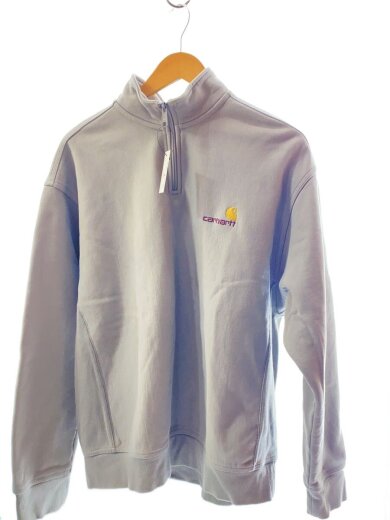 商品画像：スウェット/L/コットン/GRY/half zip american script sweat 1