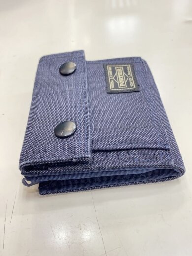 商品画像：2つ折り財布/キャンバス/NVY/無地/メンズ/592-26370-50// 3