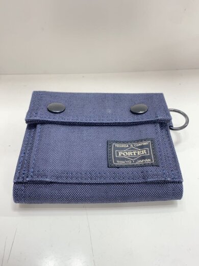 商品画像：2つ折り財布/キャンバス/NVY/無地/メンズ/592-26370-50// 4