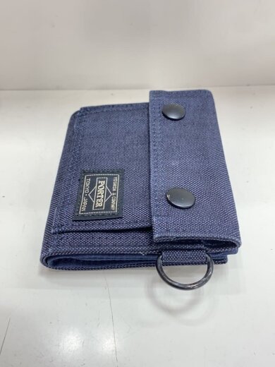 商品画像：2つ折り財布/キャンバス/NVY/無地/メンズ/592-26370-50// 5