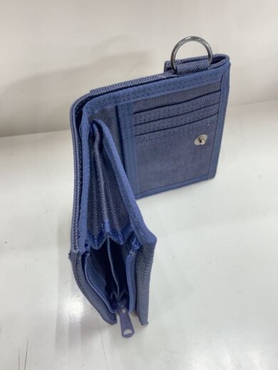商品画像：2つ折り財布/キャンバス/NVY/無地/メンズ/592-26370-50// 8