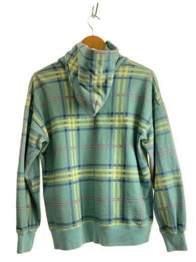 画像：THE BLACK EYE PATCHChecked Hoody/パーカー/M/コットン/BLU/チェック2