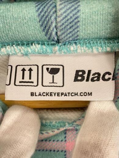 画像：THE BLACK EYE PATCHChecked Hoody/パーカー/M/コットン/BLU/チェック3