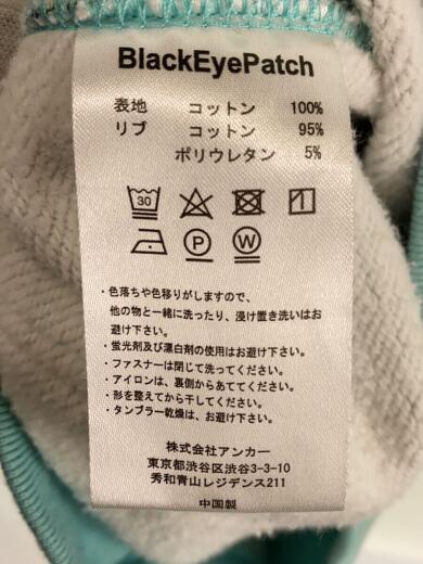 画像：THE BLACK EYE PATCHChecked Hoody/パーカー/M/コットン/BLU/チェック5