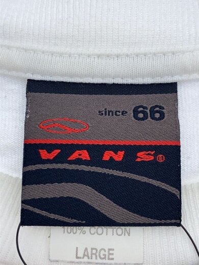 画像：VANSロゴTシャツ/90s/旧タグ/L/コットン/WHT/プリント//3