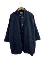 PRET POUR PARTIR/スタンドカラーコート/M/ウール/NVY/無地/FILOMENE-M-EXE